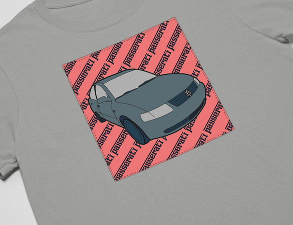 Koszulka z naszywką Volkswagen passerati