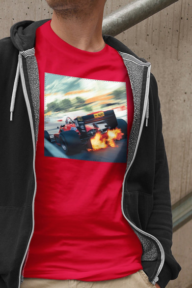 Koszulka z naszywką F1 car