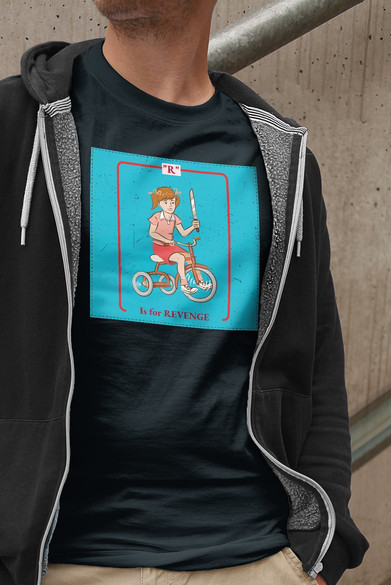 Koszulka z naszywką Is for revenge