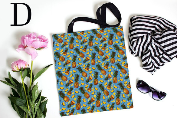 Torba na ramię FLAMINGI ANANASY Dużo Wzorów!!!