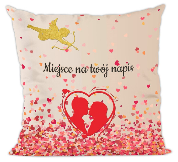 Poduszka na Walentynki DODAJ NAPIS