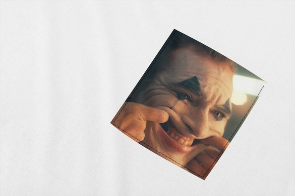 Koszulka z kieszonką JOKER FACE