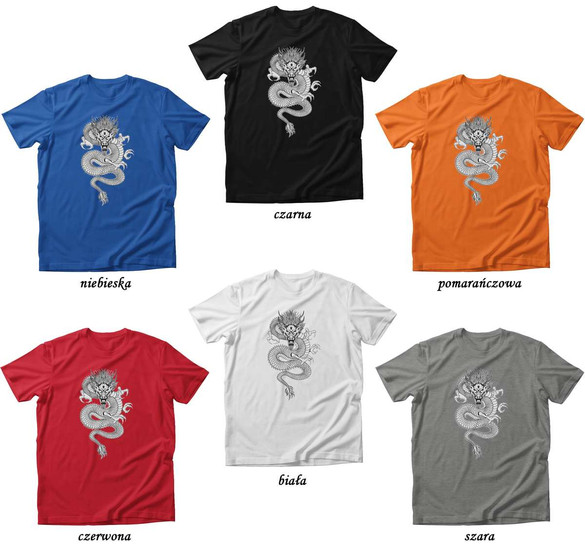 Koszulka SMOK CHIŃSKI CHINESE DRAGON 1