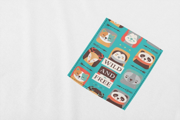 Koszulka z kieszonką WILD AND FREE