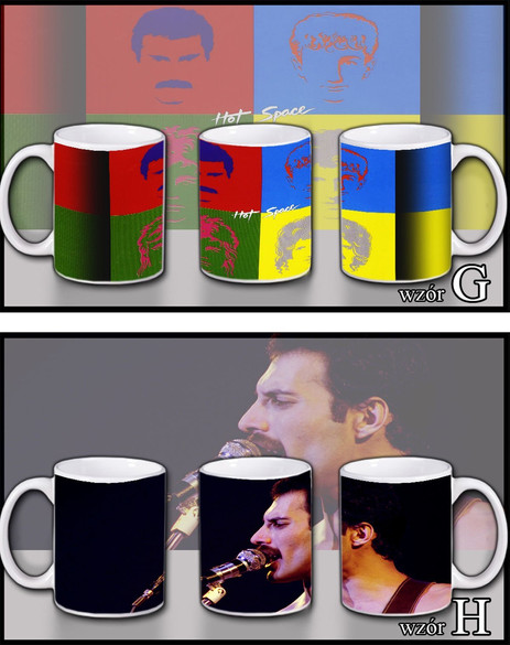 QUEEN Zestaw poduszka kubek WZORY+GRATIS