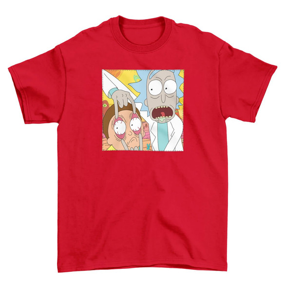 Koszulka z naszywką Rick and Morty 04