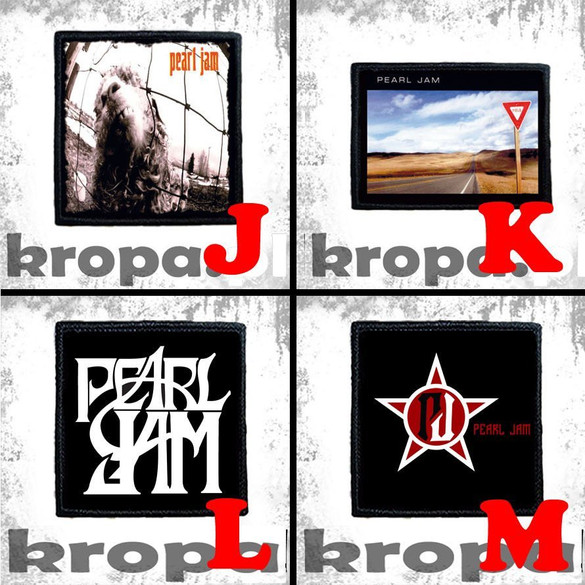 Naszywka PEARL JAM 10 x 10 cm  Dużo Wzorów!