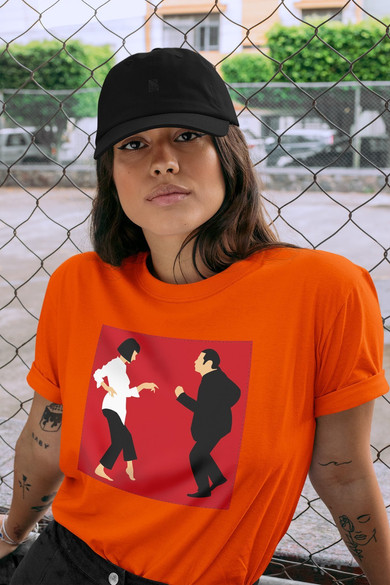 Koszulka z naszywką Pulp Fiction Dance