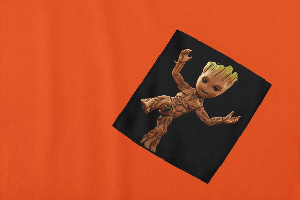 Koszulka z kieszonką I AM GROOT