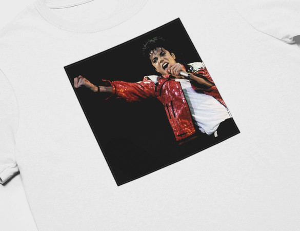 Koszulka z naszywką Michael Jackson 01
