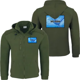 Polar khaki z kapturem i własną grafiką