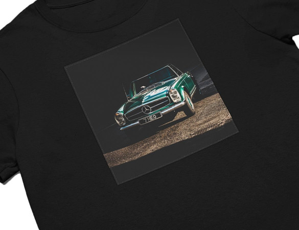 Koszulka z naszywką Mercedes classic