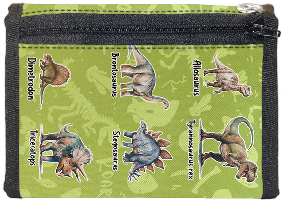 Portfel Dinozaury różne - z imieniem dziecka