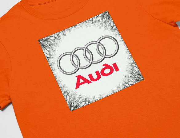 Koszulka z naszywką Audi 02