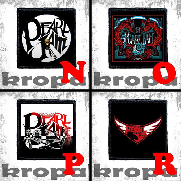 Naszywka PEARL JAM 8 X 8 cm Dużo Wzorów!