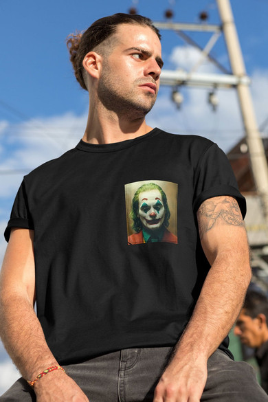 Koszulka z kieszonką JOKER FACE 1
