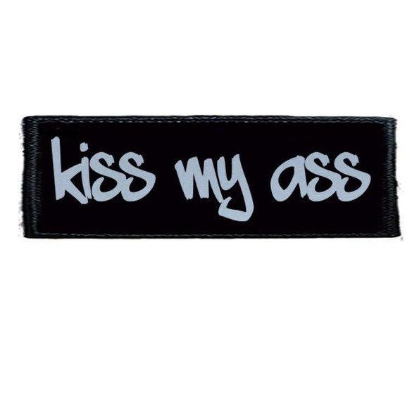 Naszywka  KISS MY ASS