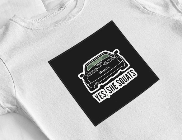 Bluzka damska z naszywką Toyota-Yes,She..