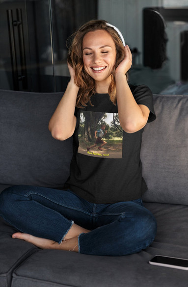 Bluzka damska z naszywką Forrest Gump RUN