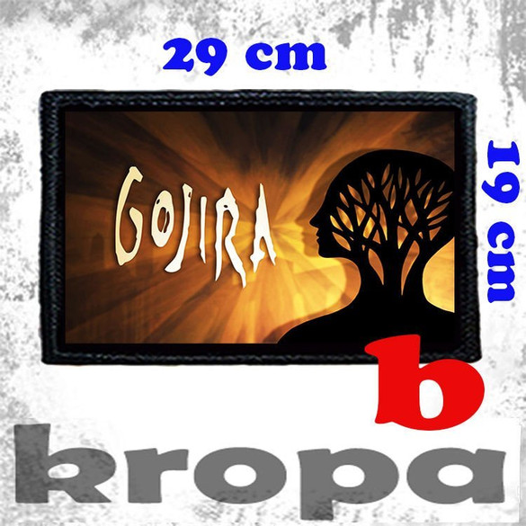 Naszywka duża na ubranie GOJIRA