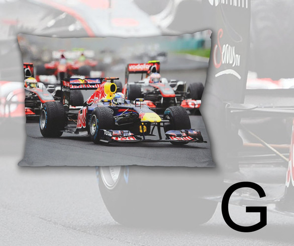 Poduszka F1 FORMUŁA 1 60x40cm WZORY