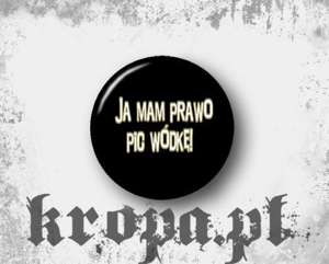 Przypinka JA MAM PRAWO...