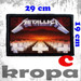 Naszywka duża na ubranie METALLICA