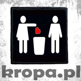 Naszywka I HATE VALENTINES DAY