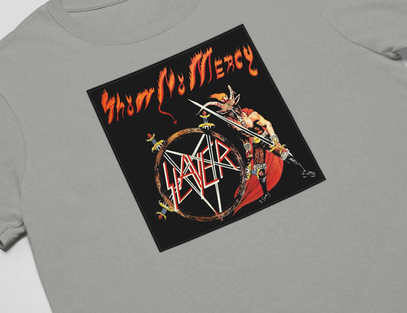 Koszulka z naszywką Slayer Show no mercy