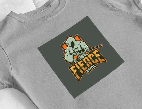 Bluzka damska z naszywką FIERCE BATTLE