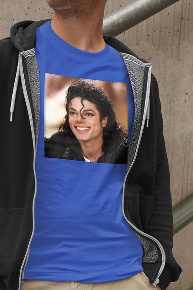 Koszulka z naszywką Michael Jackson 02