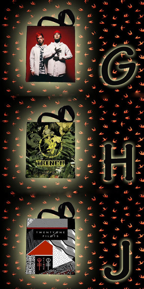 Torba na ramię TWENTY ONE PILOTS DUŻO WZORÓW