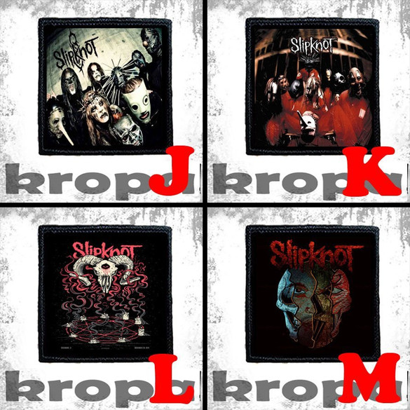 Naszywka SLIPKNOT 10 x 10 cm Dużo Wzorów!