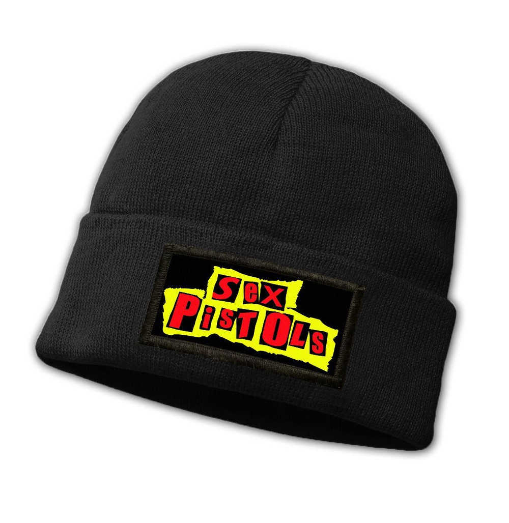Czapka zimowa z naszywką SEX PISTOLS