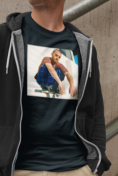 Koszulka z naszywką Euphoria Fezco