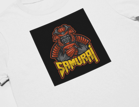 Koszulka z naszywką  SAMURAJ