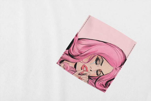 Koszulka z kieszonką SADNESS SMUTEK