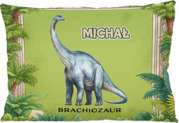 Poduszka Dinozaury Brachiozaur z imieniem dziecka
