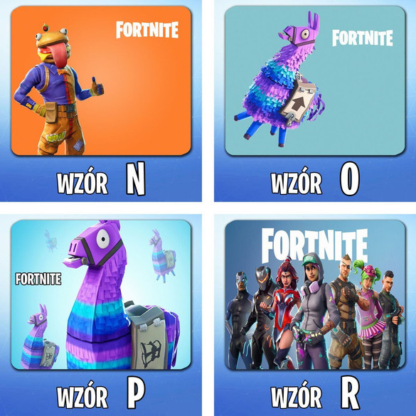 Podkładka pod mysz FORTNITE 24x19cm Z POLSKI +imię