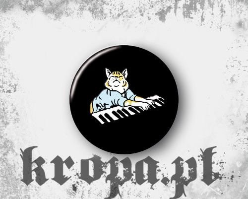 Przypinka KOT KLAWISZOWIEC 02
