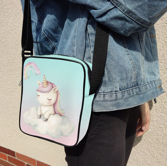 Listonoszka Jednorożec na chmurce – personalizowana, pastelowa