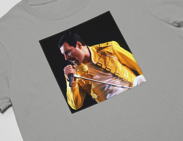 Koszulka z naszywką Queen Freddie Mercury 3