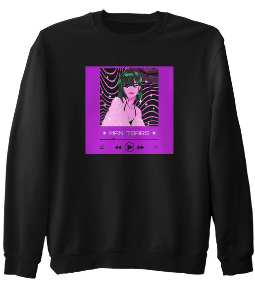 Bluza z naszywką Man tears