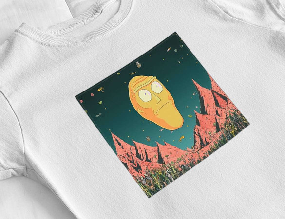 Bluzka damska z naszywką Rick and Morty 05