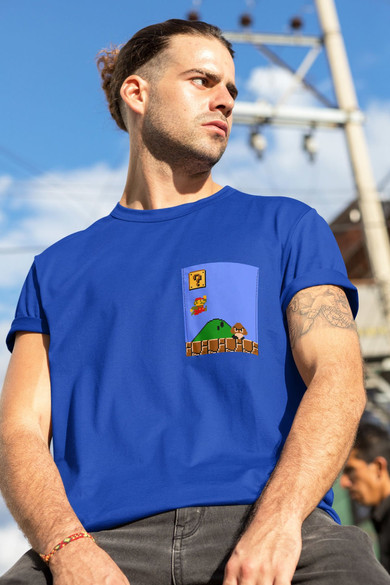 Koszulka z kieszonką SUPER MARIO BROS