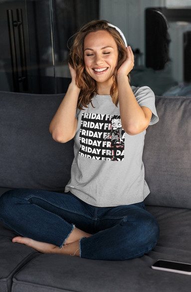 Bluzka damska z naszywką FRIDAY FRIDAY