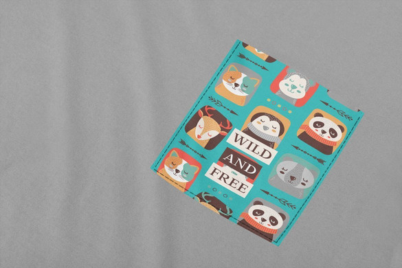 Koszulka z kieszonką WILD AND FREE
