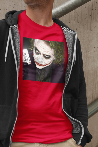 Koszulka z naszywką Joker Heath Ledger