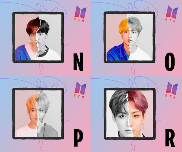  Naszywka BTS DUŻO WZORÓW