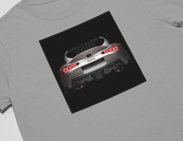 Koszulka z naszywką Toyota back